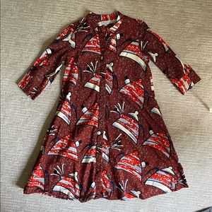 Zuri Kenya dress TEAPOTS size xs